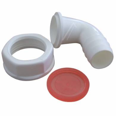 RACCORD 90° TUYAU DE VIDANGE SUR SIPHON Y 1"