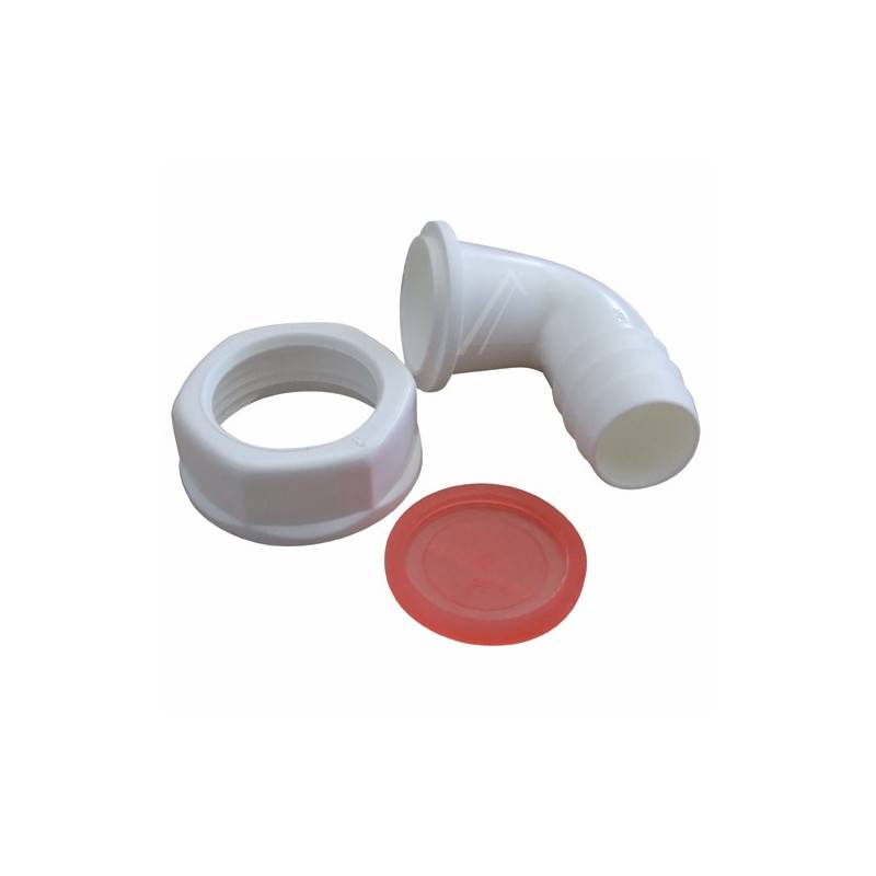 RACCORD 90° TUYAU DE VIDANGE SUR SIPHON Y 1"