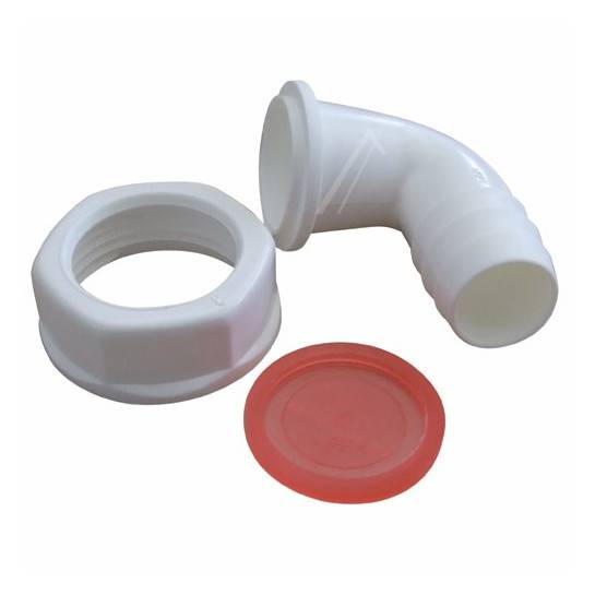 RACCORD 90° TUYAU DE VIDANGE SUR SIPHON Y 1"