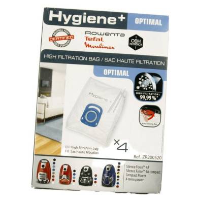 LOT DE 4 SACS HAUTE FILTRATION