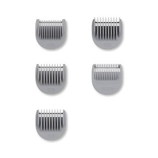 Peigne fixe, gris (1 mm, 2 mm, 3 mm, 5 mm et sensible)