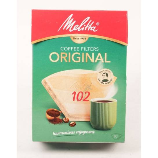 MELITTA 2 FILTRE PAPIER 1X2 80PIECES AROMAPOR