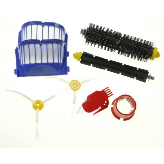 KIT FILTRE ET BROSSES ALTERNATIVE IROBOT ROOMBA 600 SERIE