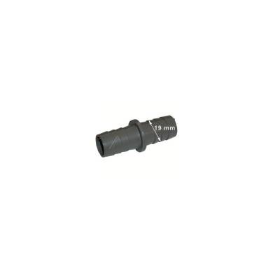 RACCORD TUYAU VIDANGE DROIT Ø 19 × 19MM