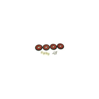 ROULETTE,TAMBOUR,COMPLET,4PCS