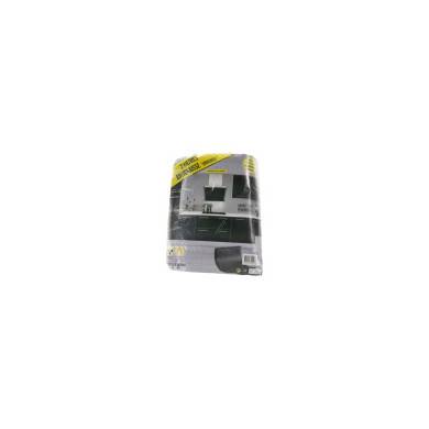 LOT DE 2 FILTRES ANTI-GRAISSE UNIVERSEL BLANC