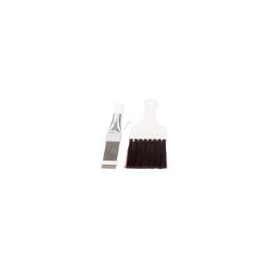 KIT DE PEIGNE À LAMELLES EN MÉTAL+BROSSE PLASTIQUE - POUR ÉCHANGEUR