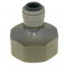ADAPTATEUR FEMELLE TUBE Ø EXT 1/4" (6,3MM) TARAUDAGE 3/4