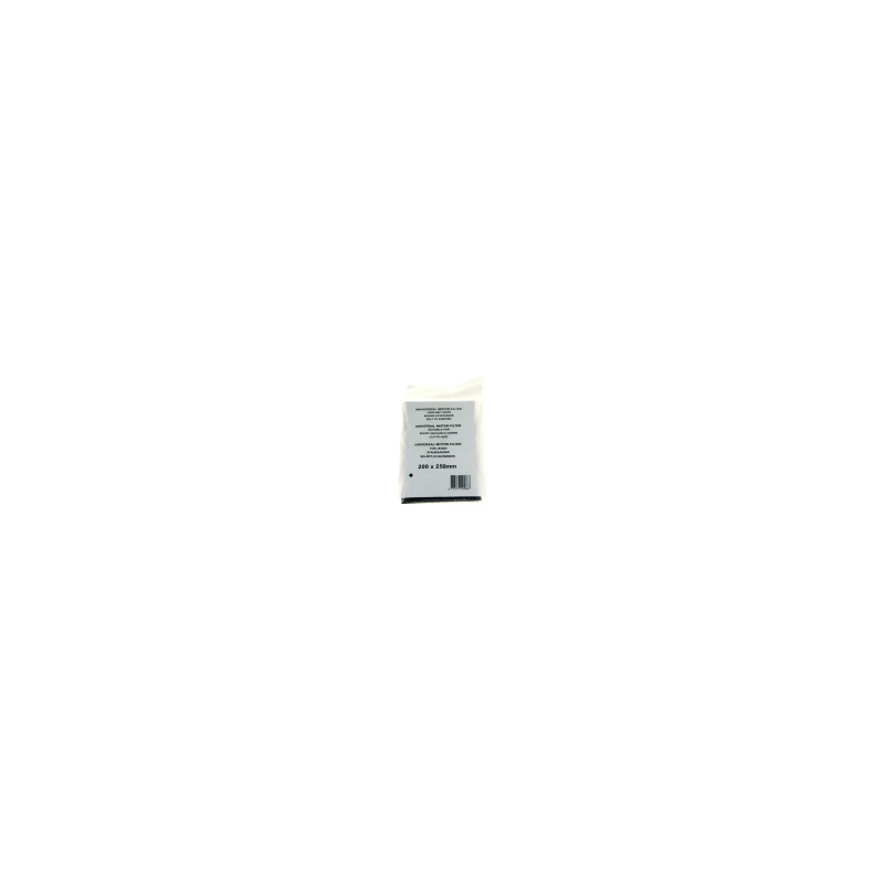 FILTRE MOTEUR NOIR UNIVERSEL 200X250MM