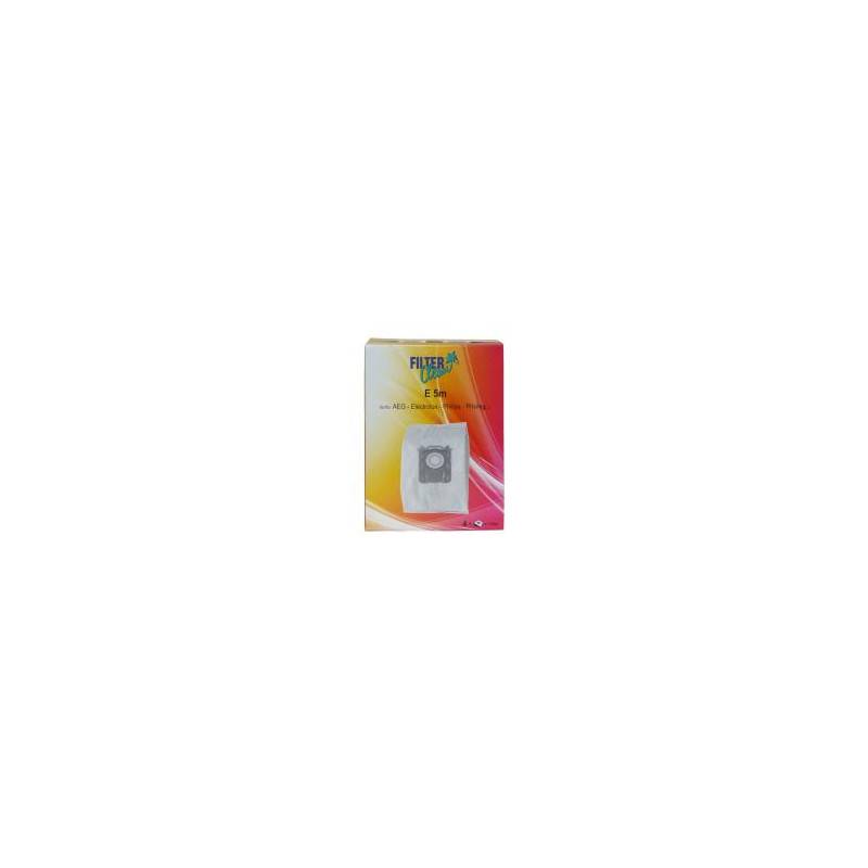 E5/PH5M E5M LOT DE 4 SACS NON TISSÉ + 1 FILTRE ALTERNATIVE ELECTROLUX- PHILIPS S-BAG