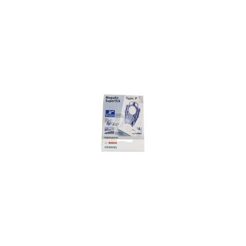 BBZ41FP SAC POUR ASPIRATEUR TYPE P, 4 PIÈCES + 1 MICRO-FILTRE
