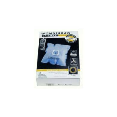 WONDERBAG LOT DE 5 SACS ASPIRATEUR MICROFIBRE