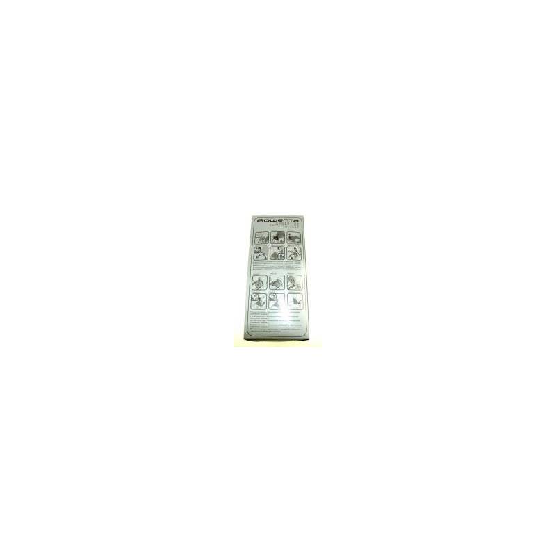 5 SACS + 2 MICROFILT. POUR SLIMLINE/CONFORTLINE/SLIMLINE+