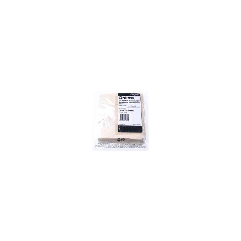 LOT DE 10 SACS PAPIER 10L