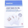 LOT DE 4 SACS SYNTHETIQUE 22L/30L