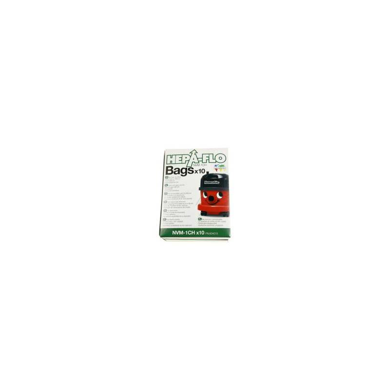 NVM-1CH SACS ASPIRATEUR HEPA-FLO, MODÈLES 180/250, 10 PIÈCES