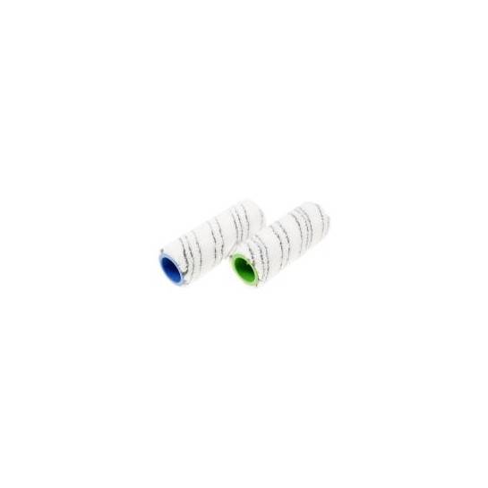 SET GRIS DE BROSSES ROULEAUX EN MICROFIBRES