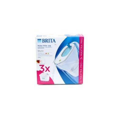 CARAFE STYLE BLEU- 3 FILTRES À EAU MAXTRA PRO ALL-IN-1 INCLUS (1)