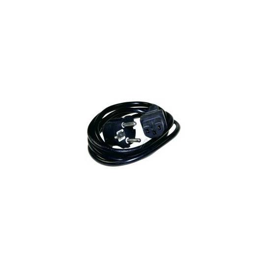 05VV-F CABLE D'ALIMENTATION SECTEUR 3X0,75MM²,1,8M,NOIR