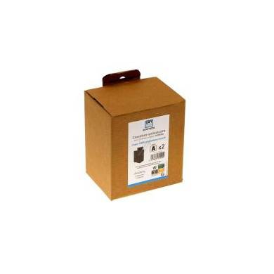 BOÎTE 2 CASSETTES K7 EMC TYPE A - CARTOUCHE FILTRANTE