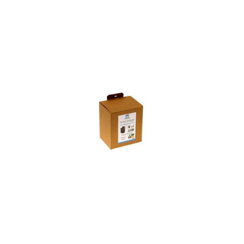 BOÎTE 2 CASSETTES K7 EMC TYPE A - CARTOUCHE FILTRANTE
