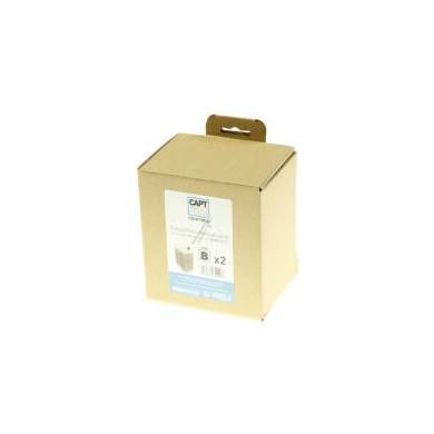 BOÎTE 2 CASSETTES TYPE B - CAPT PROTECT SYSTEM - NON EMC