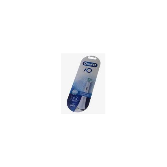 ORAL-B IO ULTIMATE CLEAN BROSSETTES, WHITE X2