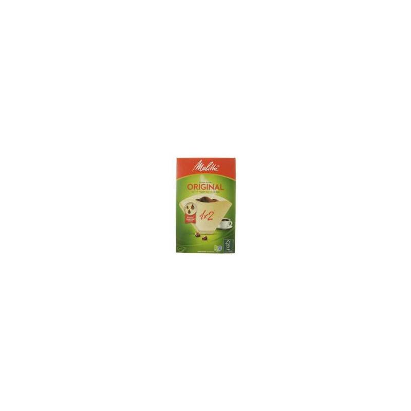 90503 FILTRES À CAFÉ ORIGINAL BRUNS (1X2 – 40 PIÈCES) POUR CAFETIÈRE