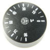 MANETTE NOIRE THERMOSTAT Ø 41 MM 0-90°C