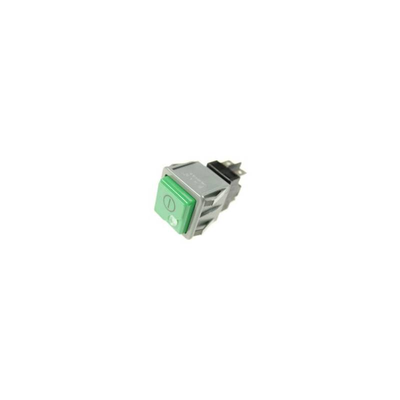 INTERRUPTEUR BIPOLAIRE CARRE VERT 16A 250V