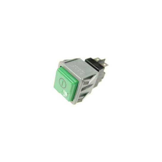 INTERRUPTEUR BIPOLAIRE CARRE VERT 16A 250V