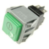 INTERRUPTEUR BIPOLAIRE CARRE VERT 16A 250V