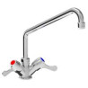 MELANGEUR MONOTROU 1/4 TOUR COL DE CYGNE 190 MM RACCORD 1/2