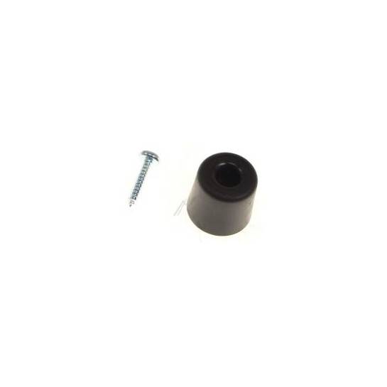 PIED CAOUTCHOUC Ø 22X20 MM