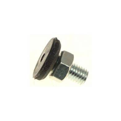 PIED M10X20 Ø 25 MM LONG 27 MM EPAISSEUR DE L'EMBASE 11 MM
