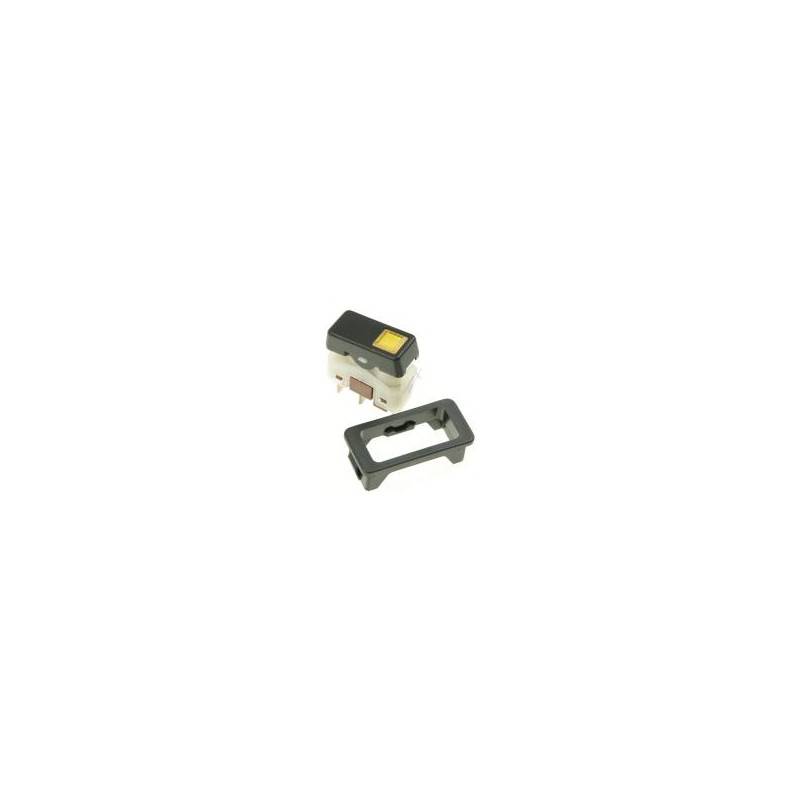 INTERRUPTEUR BIPOLAIRE NOIR 10A 250V BJ.88-96 DÉCOUPE 36X15 MM