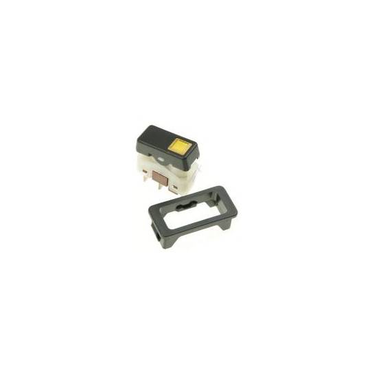 INTERRUPTEUR BIPOLAIRE NOIR 10A 250V BJ.88-96 DÉCOUPE 36X15 MM