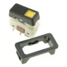 INTERRUPTEUR BIPOLAIRE NOIR 10A 250V BJ.88-96 DÉCOUPE 36X15 MM