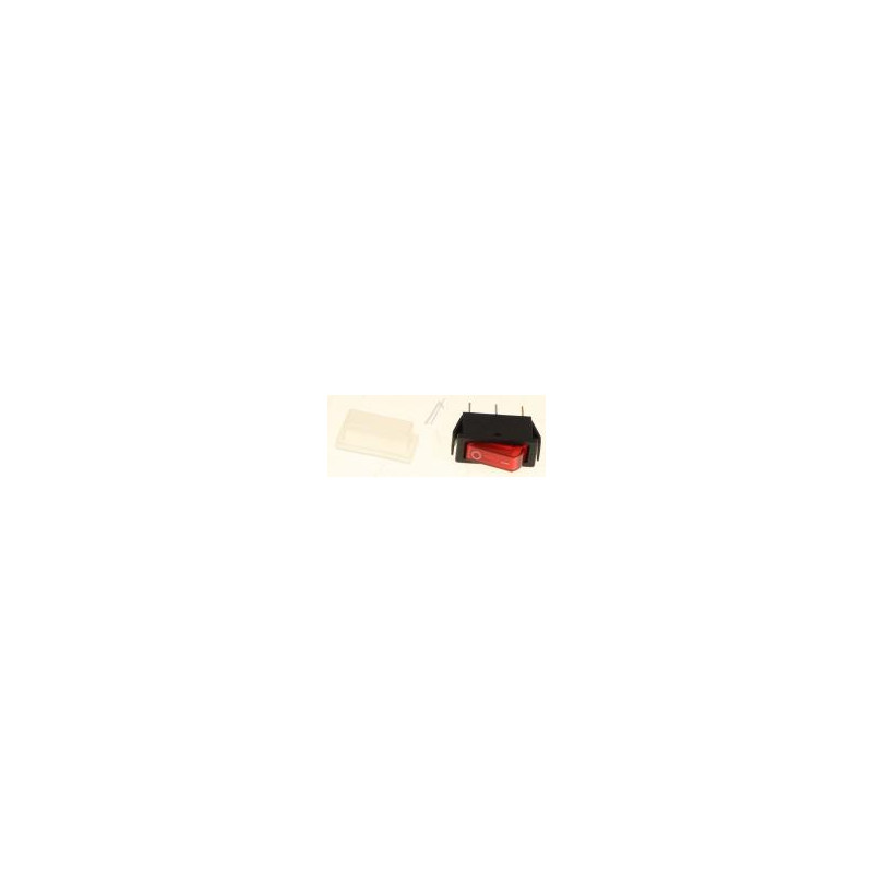 INTERRUPTEUR 1P ROUGE PERCO