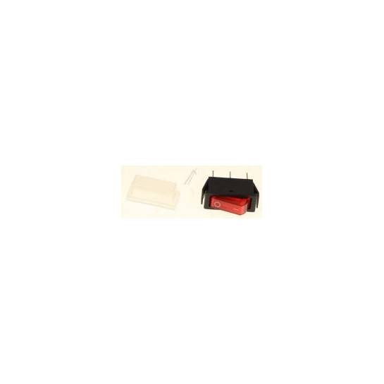 INTERRUPTEUR 1P ROUGE PERCO
