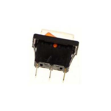 INTERRUPTEUR 1P VOYANT ORANGE AVEC PROTECTION WKIN