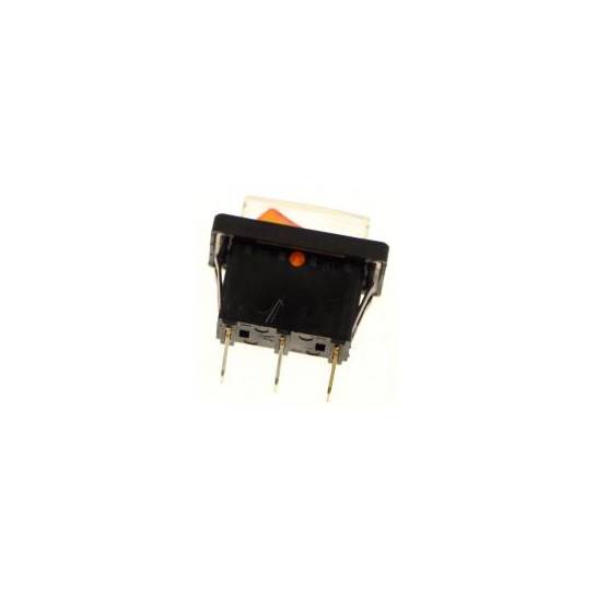 INTERRUPTEUR 1P VOYANT ORANGE AVEC PROTECTION WKIN