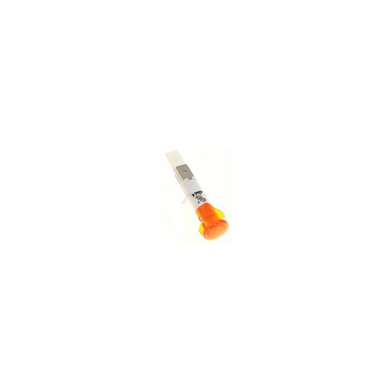 TEMOIN VOYANT ORANGE Ø13 MM 220V
