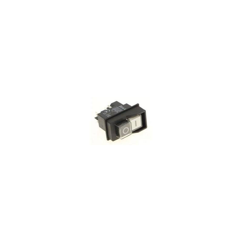 KJD17 INTERRUPTEUR O-I BLANC/NOIR 16A 250V