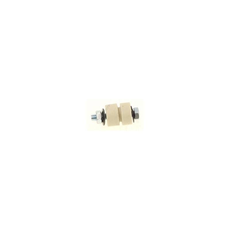 BORNE ISOLANTE POUR RESISTANCE Ø EXTÉRIEUR 12,5 MM - POUR VIS Ø 4MM LONG 28 MM