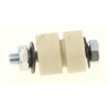 BORNE ISOLANTE POUR RESISTANCE Ø EXTÉRIEUR 12,5 MM - POUR VIS Ø 4MM LONG 28 MM