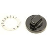 MANETTE ROBINET THERMOSTATIQUE ST24S + PLAQUETTE
