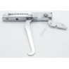 CHARNIERE DROITE POUR FOUR SERIES 600, ENTRE-AXE 120 MM - LONG 155 MM HAUT 148 MM