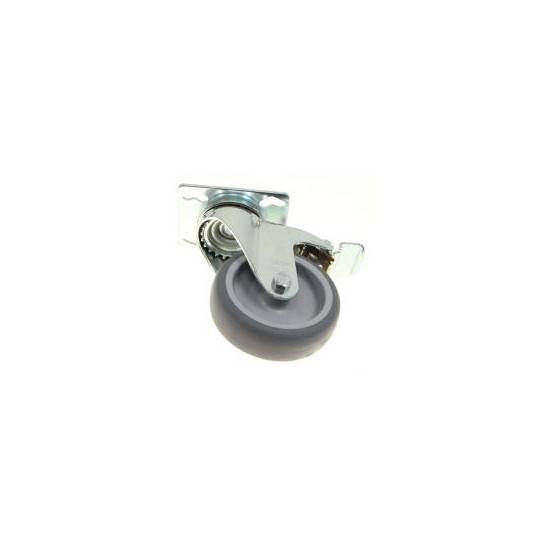 BLICKLE ROULETTE PIVOTANTE, AVEC PLATINE À VISSER ET BLOCAGE STOP/FIX Ø 100 MM