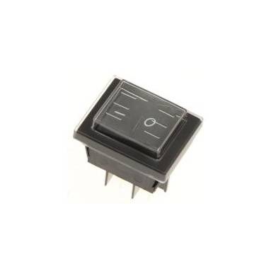 INTERRUPTEUR ETANCHE 16(4)A 250V - TEMP MAX. 120°C - SERIGRAPHIE O - I DECOUPE 22X30 MM